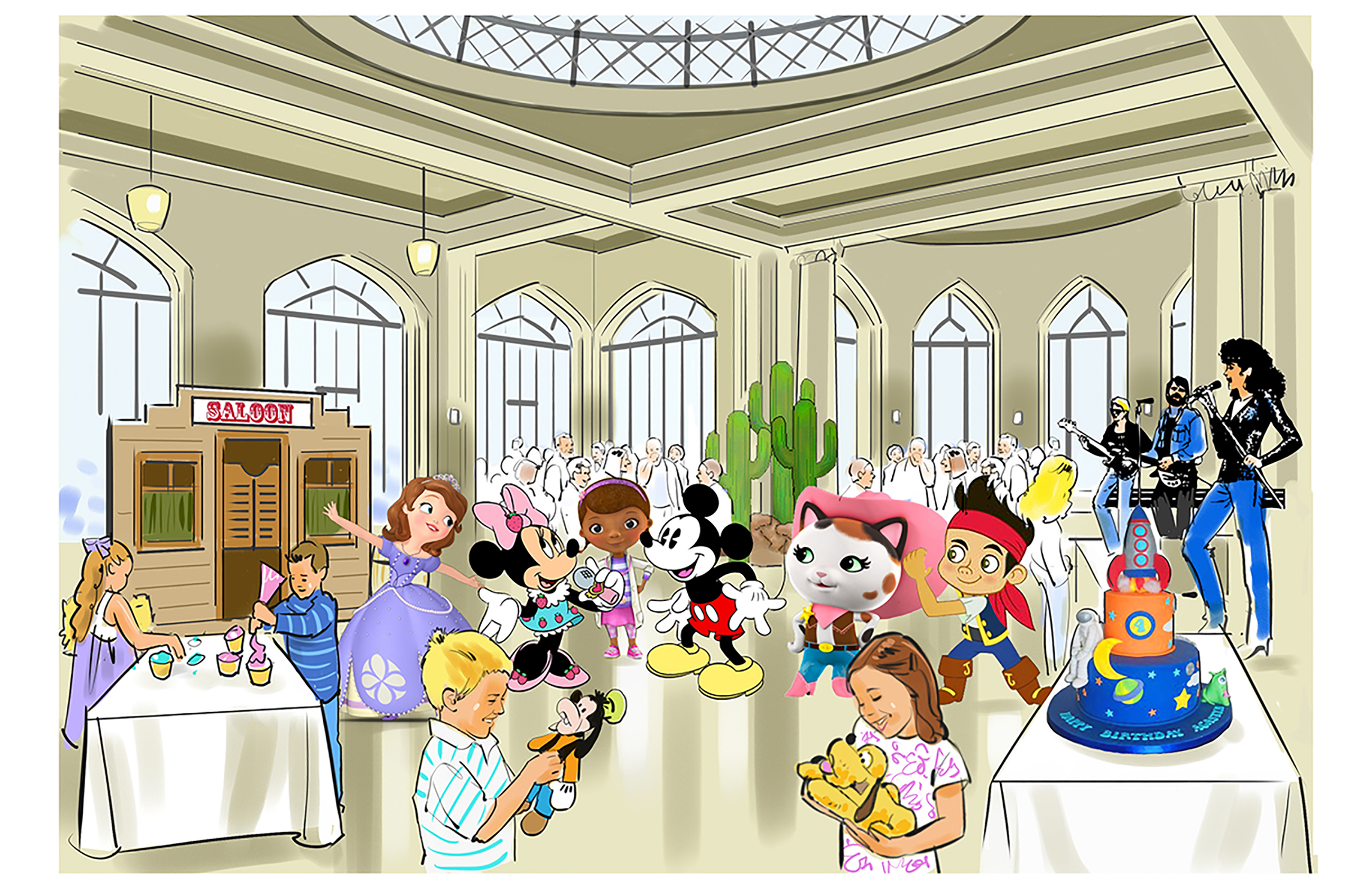 Disney Event Illustration